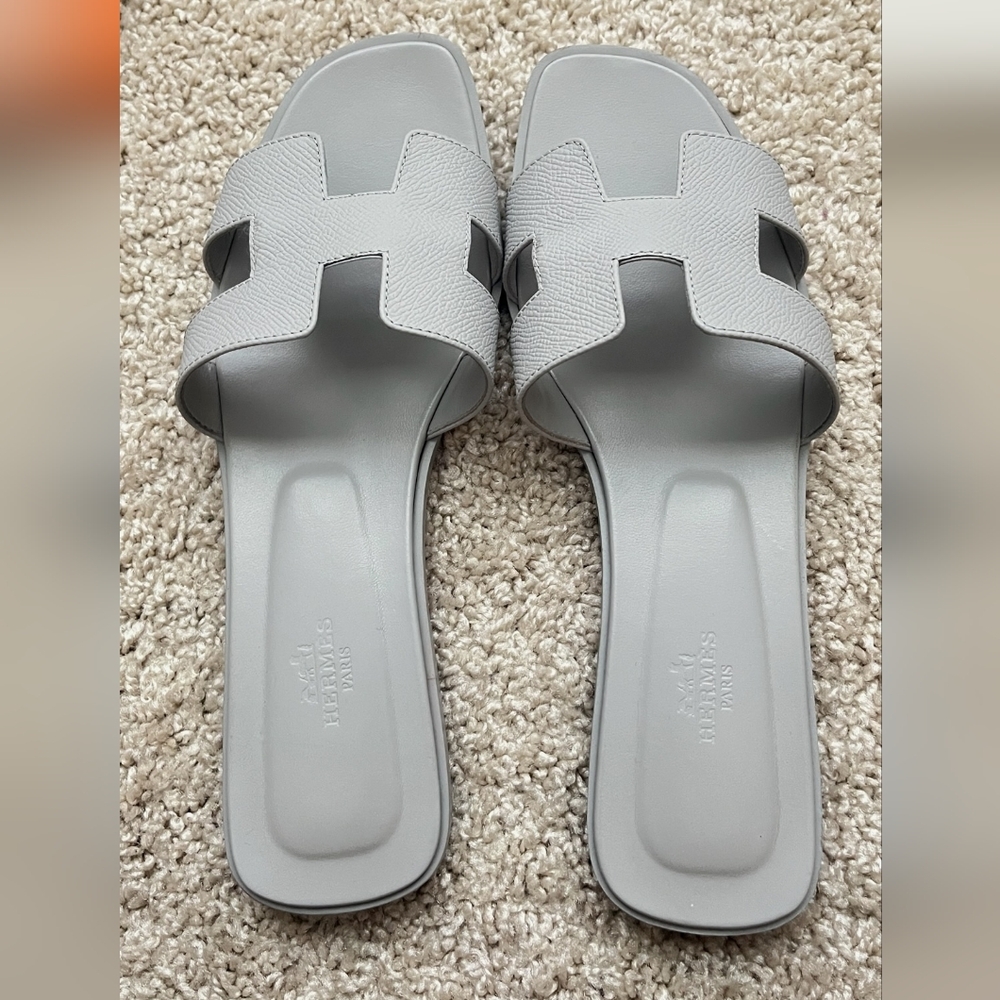 AUTHENTIC HERMES ORAN SANDALS (FIRM PRICE)